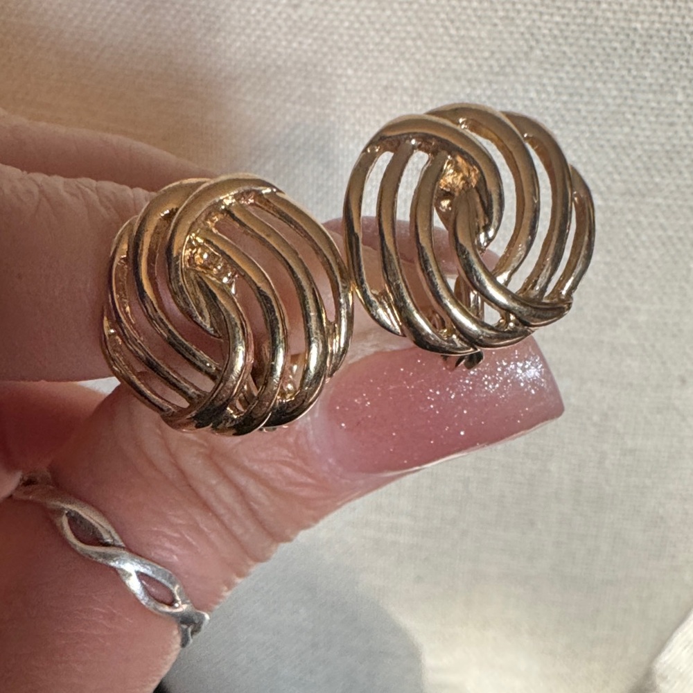 Monet Gold-Tone Earrings